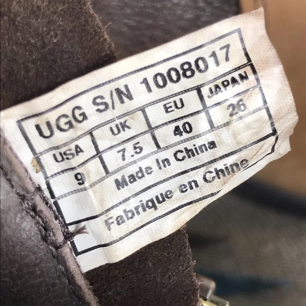 🍀🌸 UGG Emalie Brown leather Booties🌸🍀 - Picture 4 of 11